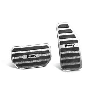 鈴木 Suzuki 吉姆尼 JB74 新款免打孔防滑加厚油門刹車踏板 配件內飾改裝, 銀色