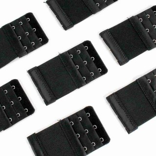 밴드형 브라연장 후크 3버튼 블랙 브라후크