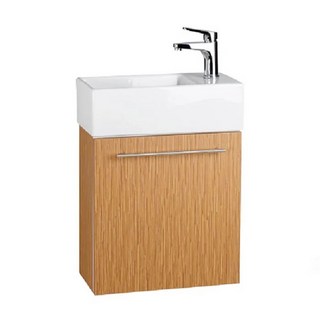 【海夫健康生活館】ITAI一太 精巧木紋 單開浴櫃組 亮咖 48.5x24x64.5cm(EC-9048A-BA), 1個