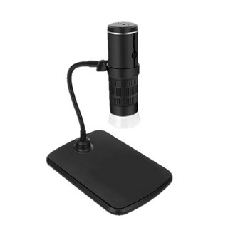 WiFi無線連接1000倍放大顯微鏡，帶LED燈和鵝頸支架，適用於手機平板, 500-1000, 1個