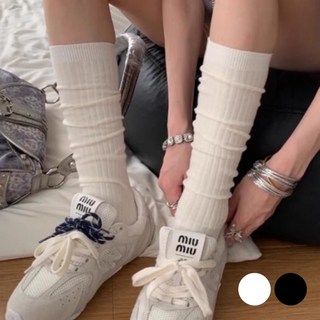 바디랜드 사계절 데일리 골지 롱삭스