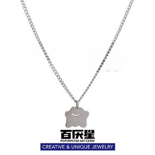 【熱銷 臺灣出貨】 百變怪 小怪獸雲朵 項鍊 鈦鋼 醫療鋼 不生鏽 不過敏