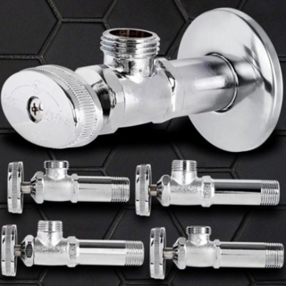 세면대 밸브 일반 관붙이 수도 싱크대 밸브 변기 부품 수도꼭지 304 냉온수 수도용 급수 욕실 주방, 일반앵글밸브