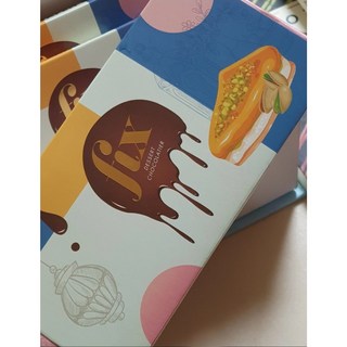 두바이 픽스 초콜릿 수제 피스타치오, 1개, 200g