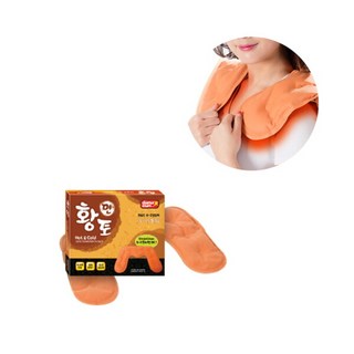 다나은 찜질팩 면황토 목어깨 어깨찜질 목찜질, 1개