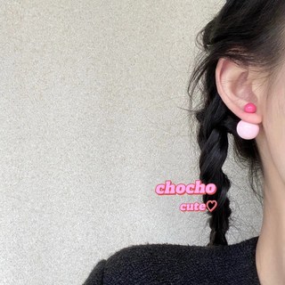 鴻利首飾廠 撞色糖果彩色豆豆耳環 新款爆款耳釘 簡約氣質百搭耳飾