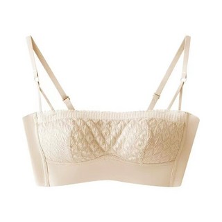雲朵泡芙抹胸內衣 法式無肩帶防滑美背BRA 透氣杯無鋼圈無痕文胸罩