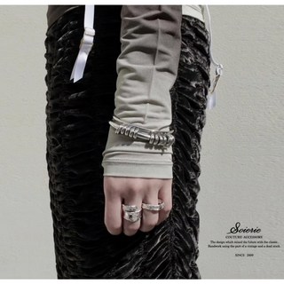 Soierie 銀金混色線圈手鐲/手環(Silver Gold)-日本專櫃正品現貨