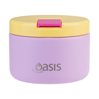 澳洲 Oasis 真空快掀蓋保溫食物罐 300ml - 草莓卡士達, 粉紅色, 1個