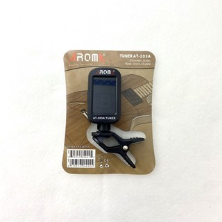 AROMA AT-203A 夾式調音器 適用吉他、貝斯、小提琴、烏克麗麗, 詳見包裝