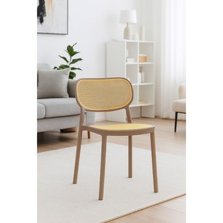 賀雅家居 希拉造型椅 1880-2-3 白/灰/咖啡椅 休閒椅 質感北歐風 台灣製造 工廠直營 免組裝, 1個, 灰色