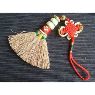 畫意坊 天地掃 掃把 小掃把 去煞 祈福 掛飾 防小人 開運風水 招財化煞 風水 除穢避邪 除穩納福, 1個