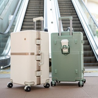 萬向輪硬殼密碼鎖拉桿箱 大容量男女行李箱 可登機學生旅行箱