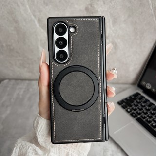 윰스모르 갤럭시 Z 폴드 맥세이프 케이스 회전가능 거치대 힌지보호 커버