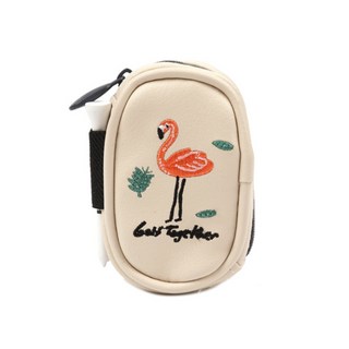 COLLYS GOLF Zoo Family 夾式雙球袋, 象牙白