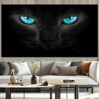 黑色動物背景掛布 房間裝飾掛毯 ins風牆面掛布 宿舍裝飾背景佈送安裝包, 4,100*70公分