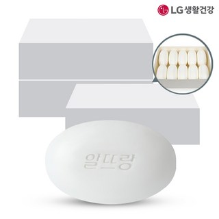 엘지생활건강 알뜨랑비누 화이트 130g, 30개입