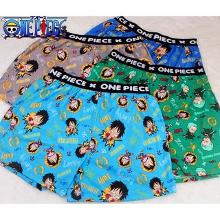 現貨 台灣製 海賊王 航海王 純棉 四角平口褲 青少年 成人 男生寬鬆四角內褲 男 內褲 NO.7900
