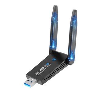 AX1800 WiFi6 無線網卡 2.4G/5G 雙頻 1800Mbps USB 3.0 傳輸 Win10/11, 1個, AX1830