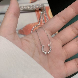 36 brushes S925銀小馬蹄項鍊 簡約鎖骨鏈 女生配件