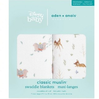 Aden & Anais 多功能包巾2入組 112cm*112cm 多款可選 寶寶舒適包覆