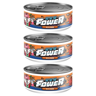 COUCH POTATO Power 超能貓咪主食罐 紅石榴雞 95%動物性成分 添加機能食材, 80g, 3罐