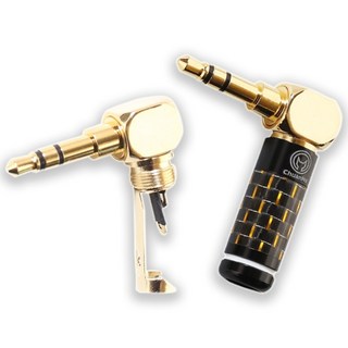 3.5mm AUX 鍍金DIY焊接插頭 M174, 無, 1個, 3.5 彎頭