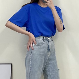 United Athle 5.6oz 重磅短袖素T，日本基本款厚磅純色T恤, 085 / 寶藍色 / L