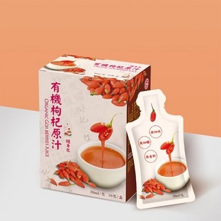 華世 有機枸杞原汁 隨身包 30ml 10入 盒裝 家庭號 560ml 瓶裝 純粹無添加, 1個, 有機枸杞原汁 隨身包 30ml 10包