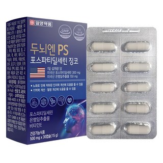 일양약품 두뇌엔 PS 포스파티딜세린 징코 15g, 1개, 30정