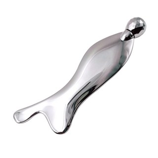 NORDITION 提拉棒 臉部按摩美容儀 3D滾珠刮痧美顏器 銀色, 1入