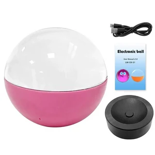 맞춤형 비디오 유리 공 DIY 아트 램프 구형 픽셀 디스플레이 가능한 및 사운드 게임 화면, 02 B