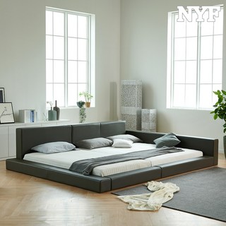 셀레스타 콘센트 패밀리침대 한쪽가드 프레임 Q+SS 6colors, 월넛_AAT67