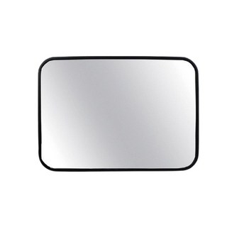 汽車寶寶後照鏡 汽座後視鏡 嬰兒鏡子 新生兒鏡子 壓克力安全鏡 行車安全鏡 汽車後座鏡 寶寶鏡子 安全必備, 方形黑色, 1個