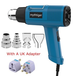 대용량제습기 업소용 대형 산업용산업용 헤어 드라이어 1200W 열풍기 납땜 및 스테이션 수축 포장 도구, CHINA, 02 With 4 Gift UK