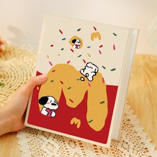 小相冊本大容量紀念冊插頁5寸6寸7照片收納拍立得34寶寶情侶影集8, 秋天的顏色,全橫版3寸200張(標準過塑都能放）