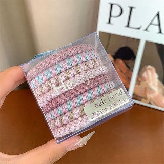 高彈性編織髮圈 不扯髮 無接縫 綁頭髮造型髮圈