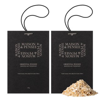 메종드펜세 퍼퓸 에어 프레셔너 20g, 2개, 오리엔탈우디