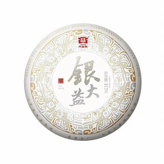 大益 普洱生茶 357g 銀大益 2201, 1個, 片