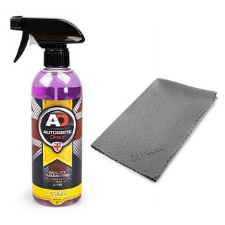 AD 오토브라이트 다이렉트 비젼 플러스 500ml 유리 세정 발수제+잇츠윈 리쏘 유리 타월 그레이, 1개