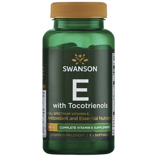 Swanson 斯旺森 多重維生素E生育三烯酚軟膠囊, 60顆, 1罐
