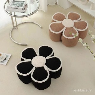 新款花朵造型沙發抱枕靠枕：ins風加厚坐墊，網紅臥室床頭靠背墊，客廳懶人蒲團, 柴犬坐墊,38*38*10厘米