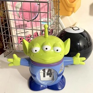 壹灣出貨 玩具總動員三眼怪萬年曆 玩具總動員三眼仔日曆 檯曆 萬年曆 擺件, 藍色, 1個