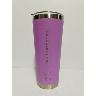 美樂美事304不銹鋼星樂杯 700ml 不銹鋼保冰杯 不銹鋼飲料杯 不銹鋼水杯 不銹鋼咖啡杯, 浪漫紫色, 1個