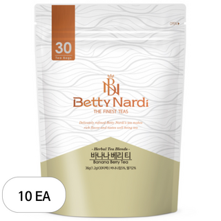 베티나르디 바나나 베리 티 30티백, 1.2g, 30개입, 10개