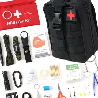 돈에이치 휴대용구급키트 재난 대비 생존 키트 블랙