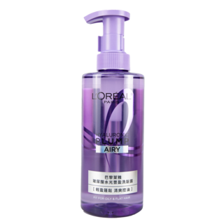 L'ORÉAL 巴黎萊雅玻尿酸水光豐盈洗髮露，輕盈蓬鬆，清爽控油，油性/扁塌髮質適用, 1件, 440ml