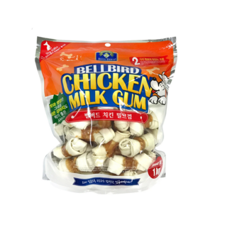 벨버드 치킨밀크껌 스몰 대용량 애견용 반려견 강아지간식 코스트코, 2개