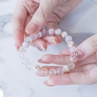 飄花瑪瑙玉髓能量水晶手鍊