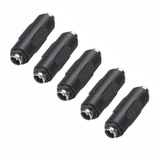 5.5x2.1mm DC 남성 여성 전원 커넥터 12V/24V 어댑터 잭 소켓 플러그 배럴 CCTV 보안 카메라 LED 스트립, 01 라인 커넥터, 03 5 PCS Female